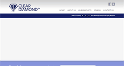 Desktop Screenshot of clear-diamond.com